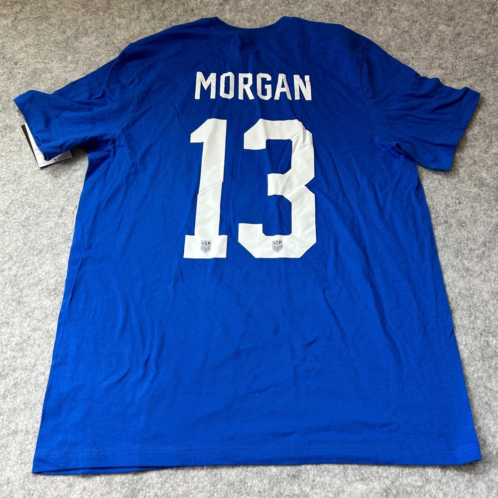 Nike USA National Team Soccer Shirt Alex Morgan #13 Size Large
